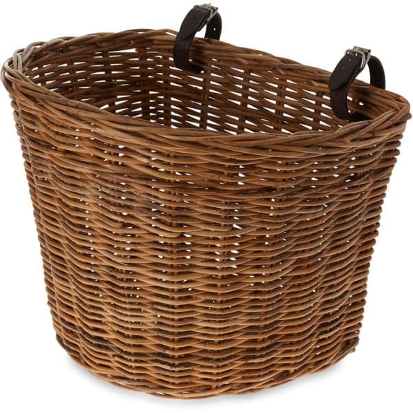 Basil Darcy L — Cesta de mimbre grande, natural