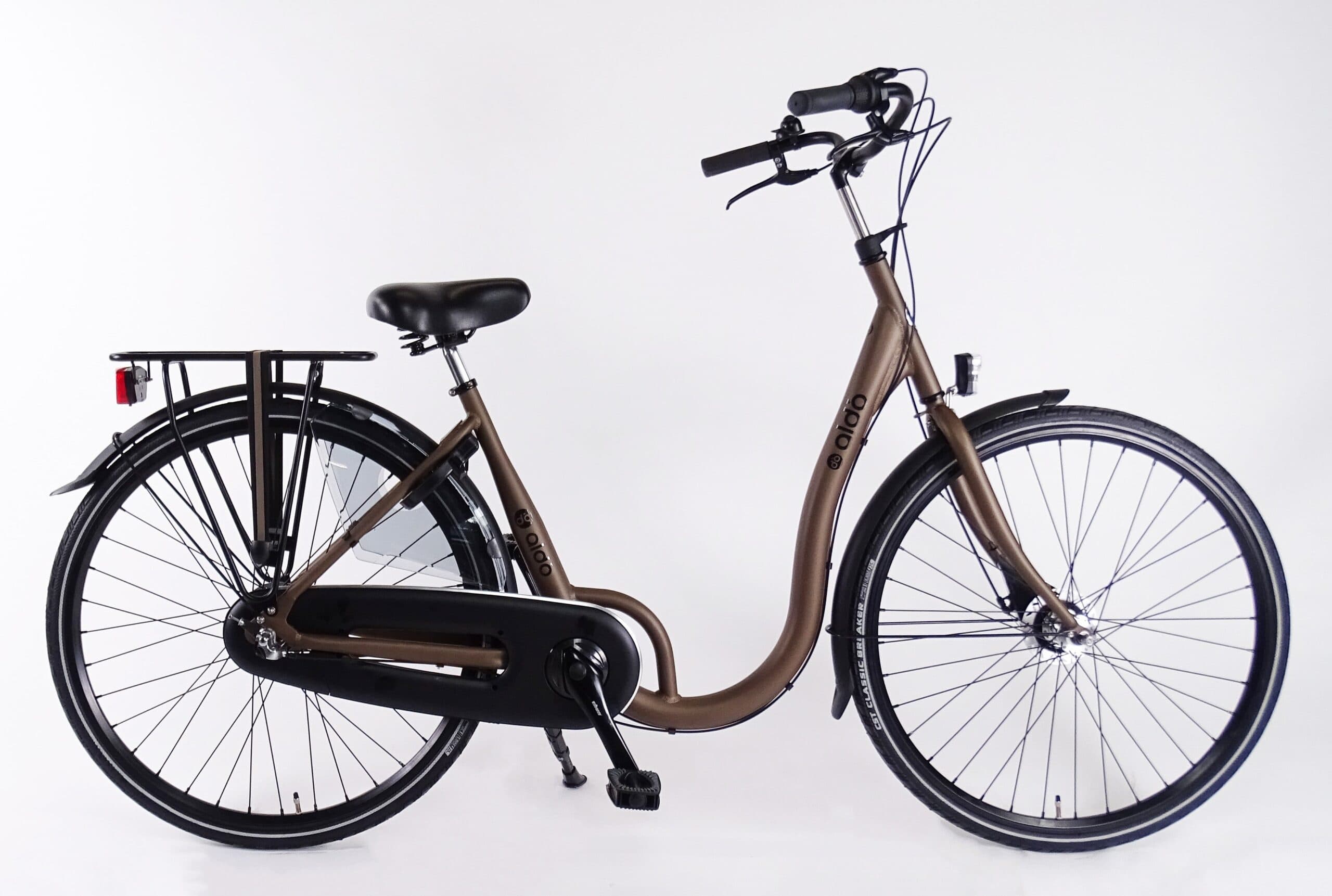 Aldo Low Entry Easy 28" Deore — Bicicleta urbana, marrón