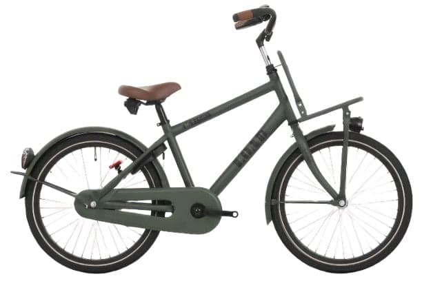 Bikefun Load 24" 3v — Bicicleta de transporte, caqui mate