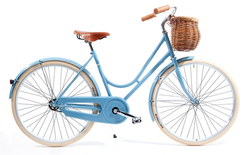 Bicicleta clásica de estilo vintage y retro